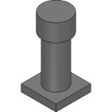 MC000172 - Haftmagnet für Türfeststellanlage (Rund, Anbau)