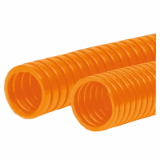 FPAN-O - Corrugated conduit in orange colour for cable protection application