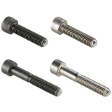 EH 22700. - Ball-Ended Thrust Screws, headed, ball protected against rotating / flat-faced ball, ribbed