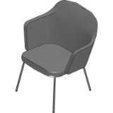 Collo Lounge Chair Models 10262 10362