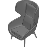 Coy Lounge Chair Models 71060 71160