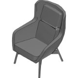 Ellaby Privacy Lounge Chair Models 71061 71161