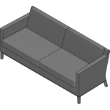 KM-Classic Low Arm Sofa Model 59513
