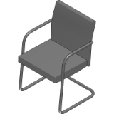 Reeve Side Chairs with Sled Base Models 7101 7102