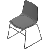 Trua Sled Base Seat Pad Chair Models 65380 65480