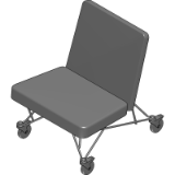 Wheels Lounge Chair Model 10001