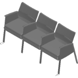 Soltice Metal Multiple Seating