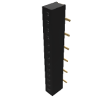 PinSocket_1x13_P1.00mm_Vertical_SMD_Pin1Left