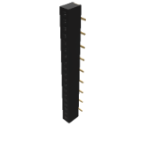 PinSocket_1x19_P1.00mm_Vertical_SMD_Pin1Left