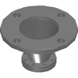 CF To ASA Conical Adapter Nipple Fittings