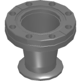 NW To CF Conical Adapter Nipple Fittings