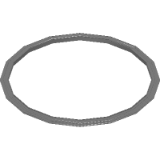 ISO Centering Ring, Aluminum