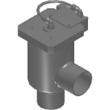 Pneumatic Right Angle Poppet Valves