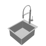 Professional Series Single Bowl Topmount Sink