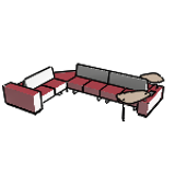 Furniture Sofa Orangebox Boundary Modular Sofa l Configuration