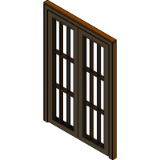 Door French Aluminum Wood Clad Thermally Broken Double Panel Ts 69 Outswing