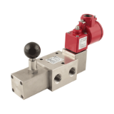 SS1232CB#15L - Solenoid valves 3/2 with self-locking manual reset inverted