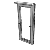 Cs 68 Functional Window Door Inside Opening Single Vent 72mm