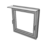 Cs 68 Functional Window Inside Opening Single Vent 46mm
