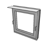 Cs 68 Functional Window Inside Opening Single vent 72mm