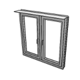Cs 68 Functional Window Outside Opening Double Vent 115mm