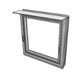 Cs 68 Functional Window Outside Opening Single Vent 76mm