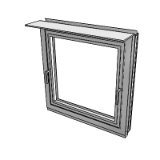Cs 68 Functional Window Outside Opening Single Vent 89mm