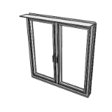 Cs 77 Functional Window Outside Opening Double Vent 76mm