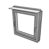 Cs 77 Functional Window Outside Opening Single Vent 102mm