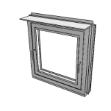 Cs 77 Functional Window Outside Opening Single Vent 115mm