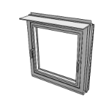 Cs 77 Functional Window Outside Opening Single Vent 89mm
