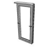 Cs 86 Hi Functional Window Door Inside Opening Single Vent 74mm