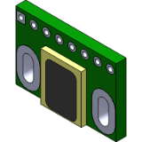 RLC2IC miniature rotary PCB level incremental magnetic encoder