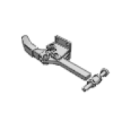 Flat Base Solid Arm Clamps