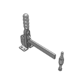 Flat Base Clamp with Solid Arm Vertical Action Toggle Clamp