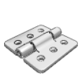 Stainless Low-dust Butt Hinges for Heavy-duty Use
