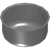 Satin stainless steel bowl Ø30 cm