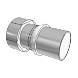 Supply system fittings swivel adaptor for manifolds with flat end