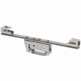 790-310 - Busbar carrier, for busbars Cu 10 mm x 3 mm, both sides, straight, for DIN 35 rail