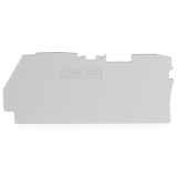 2104-1291 - End and intermediate plate, 1 mm thick